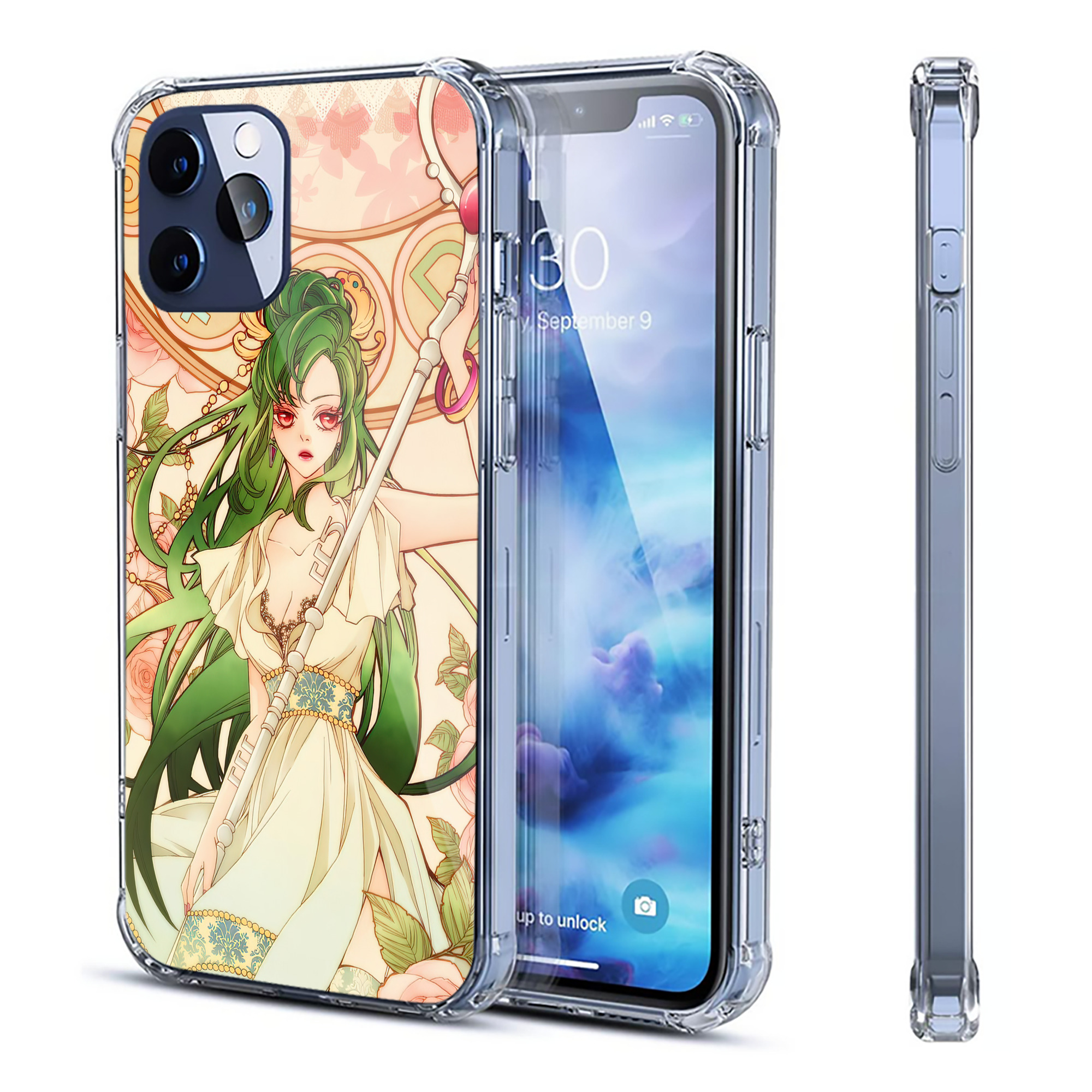 （画像用） 美少女戦士セーラームーン Sailor Moon 【iPhone 12シリーズ対応】透明スマホケース（クリアソフトケース）